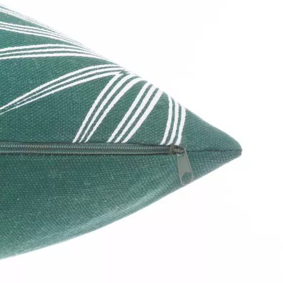 Coussin carré (40 cm) Feuilles Vert 3
