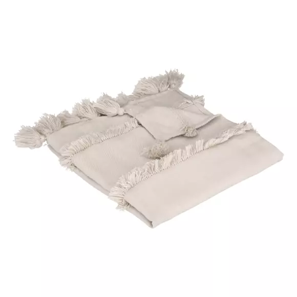 Telo copritutto poliestere riciclato (130 x 180 cm) Row Ecru 2