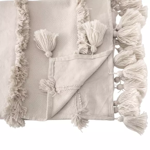 Telo copritutto poliestere riciclato (130 x 180 cm) Row Ecru 3
