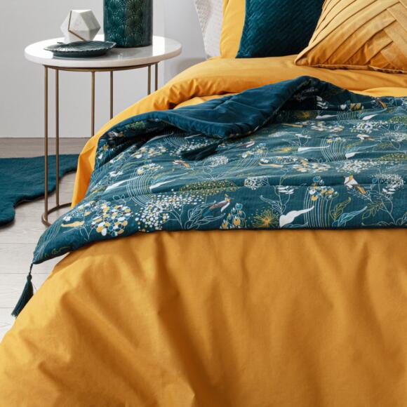 Camino de cama  terciopelo (80 x 180 cm) Paon Azul  trullo 2