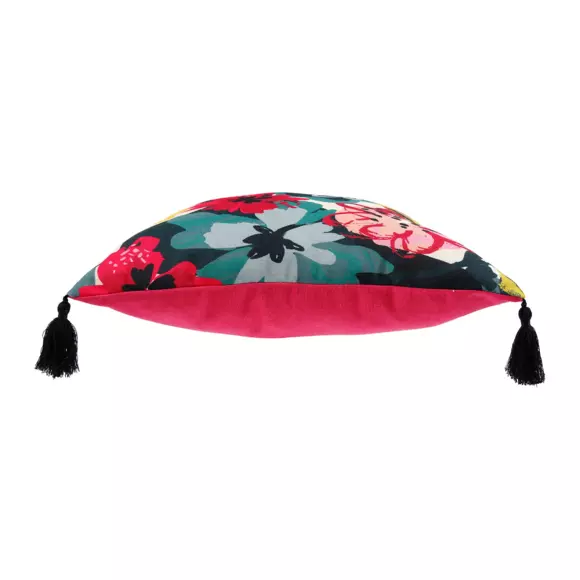 Housse de coussin carrée (40 cm) Fleurs Multicolore 3