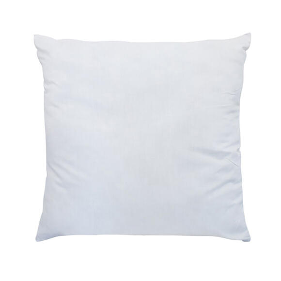 Set di 2 cuscini letto quadrate (60 cm) Lavabili a 95 ° Bianco 2