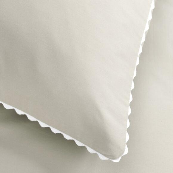 Funda nórdica y dos fundas para almohadones percal de algodón (240 cm) Loumea Lino 2