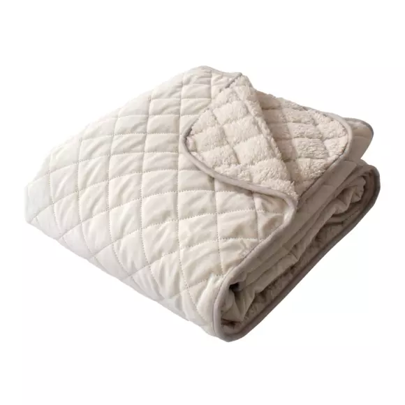 Plaid doux (150 cm) Gatsby Ecru 2