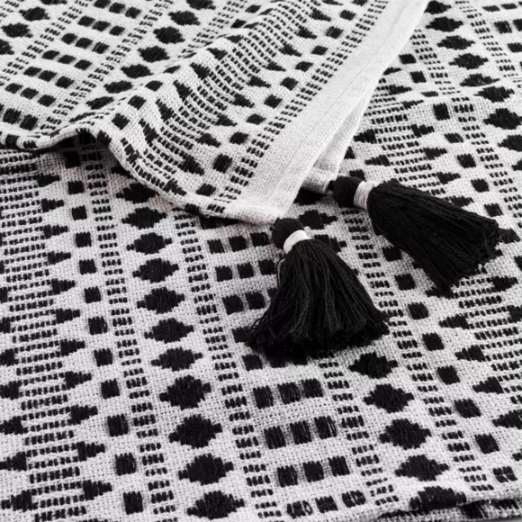 Jeté de canapé (150 cm) Maldives Noir 2
