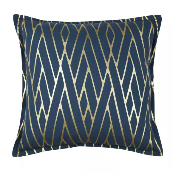Coussin carré (40 cm) Houston Bleu 3