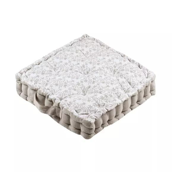 Cojín de suelo cuadrado (45 cm) Sophie Beige 3
