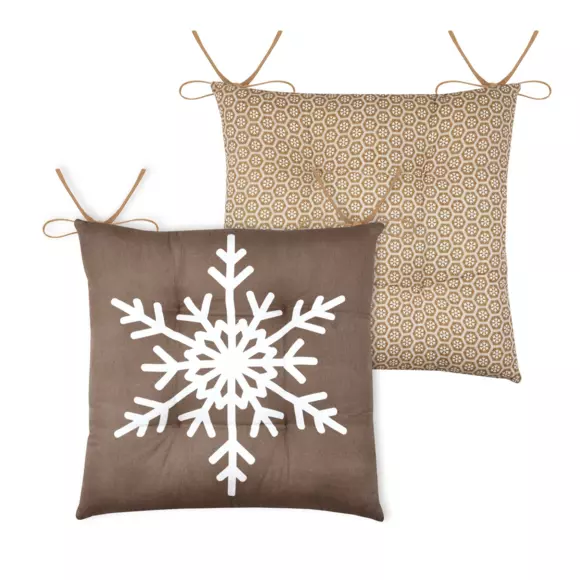 Coussin de chaise Estrella Taupe 2