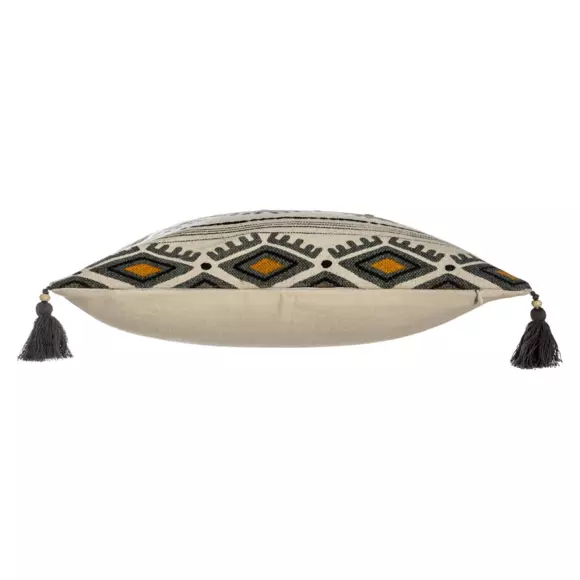 Funda para cojín (40 cm) Azteq Pampil Crudo 2