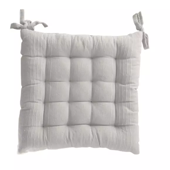Cuscino per sedia quadrato Bombay Ecru 3