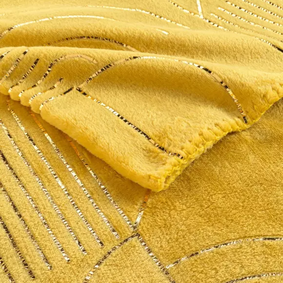 Plaid suave (150 cm) Lineor Amarillo 3