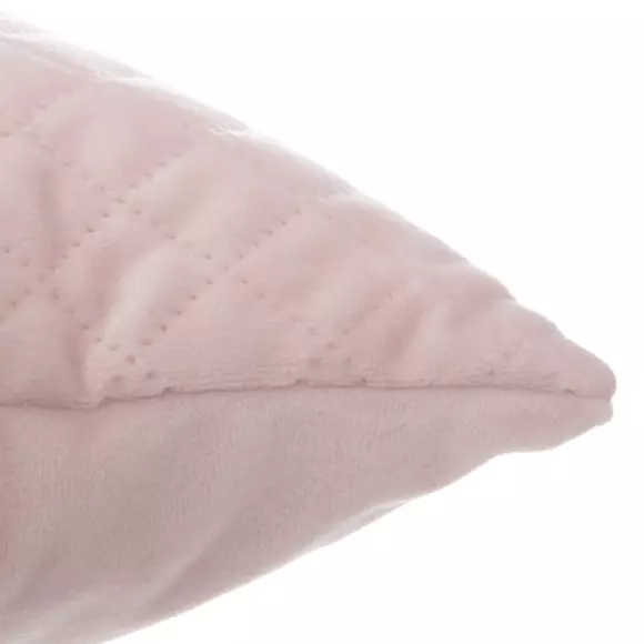 Coussin carré velours (40 cm) Dolce Rose clair 2