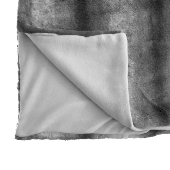 Manta imitación piel (230 cm) Grizzli Gris 2