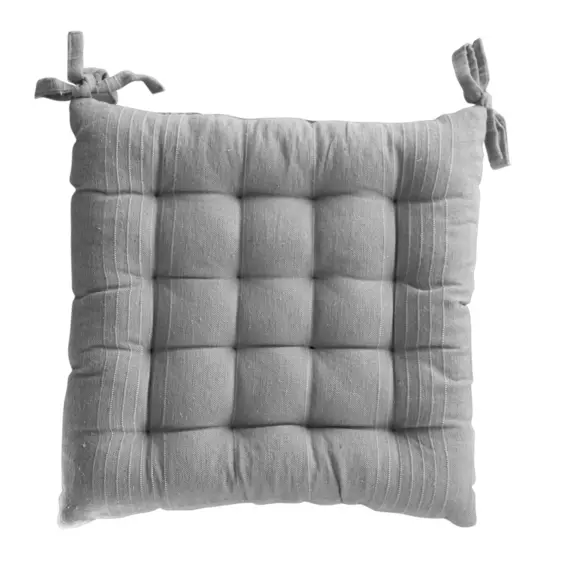 Coussin de chaise carré Bombay Gris 3