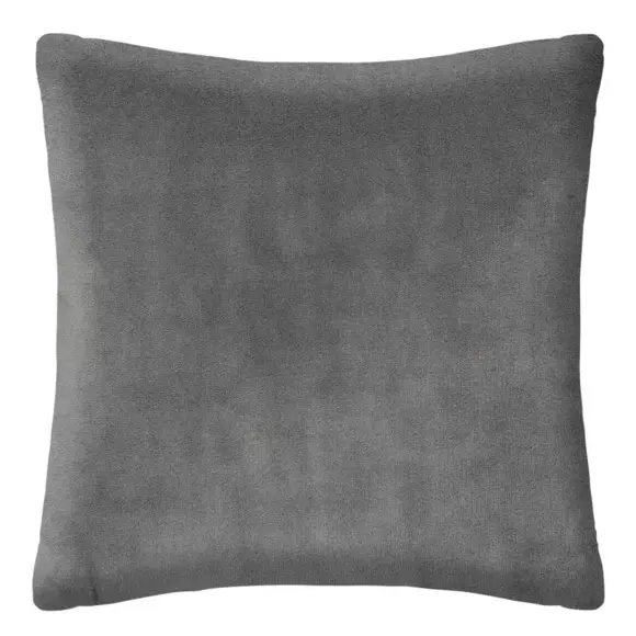 Coussin carré (45 cm) Bouclée Gris ardoise 3