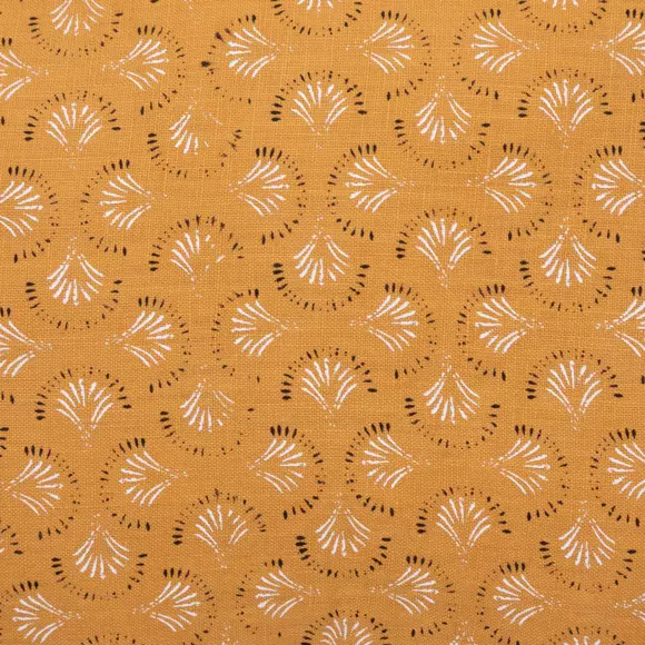 Coussin rectangulaire (50 cm) Linah Jaune ocre 2