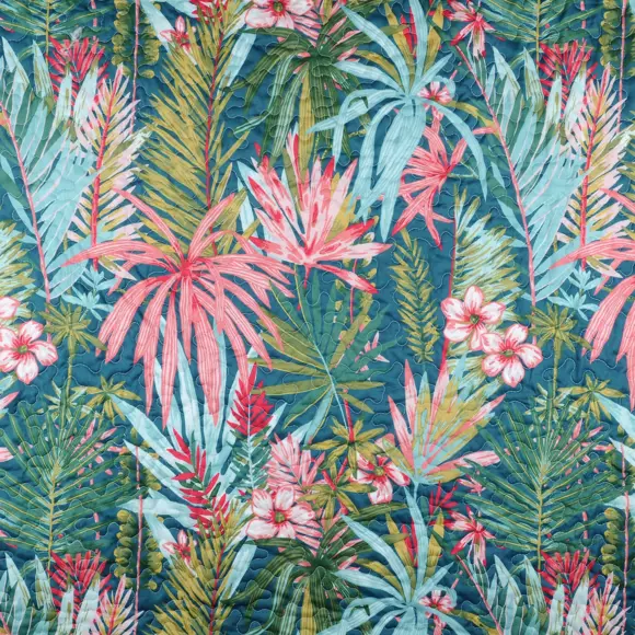 Boutis et taies d'oreiller (260 x 240 cm) Plumeria Multicolore 2