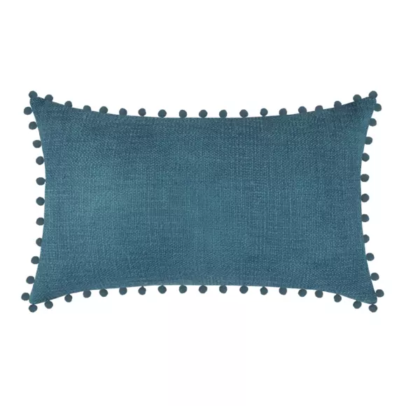 Coussin rectangulaire Sanchez Bleu canard 2