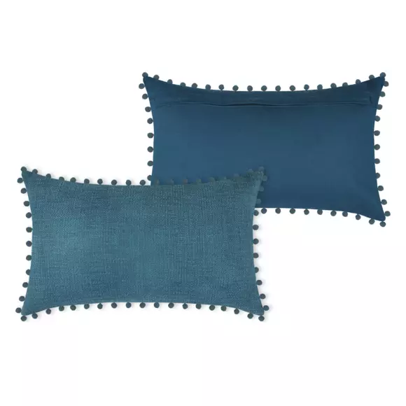 Cojín rectangular Sanchez Azul trullo 3
