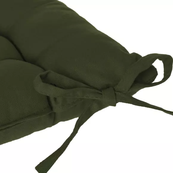 Coussin de chaise carré Datara Vert kaki 3