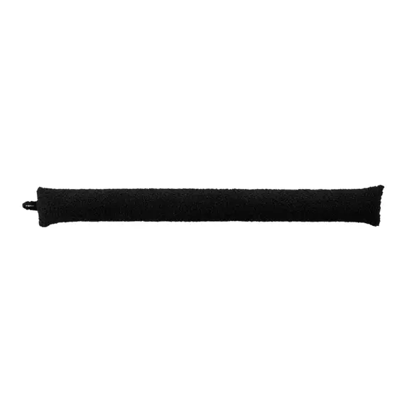 Coussin bas de porte bouclette Wooly Noir