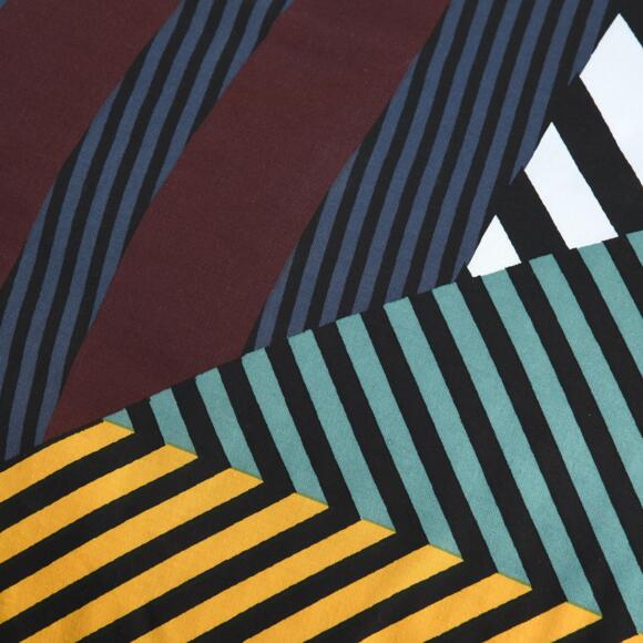 Copripiumino e due federe quadrate cotone (260 cm) Nashville Multicolore 2