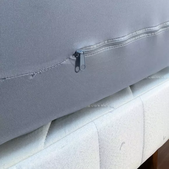 Funda para colchón Integral (140 cm) Emeline Gris claro 2