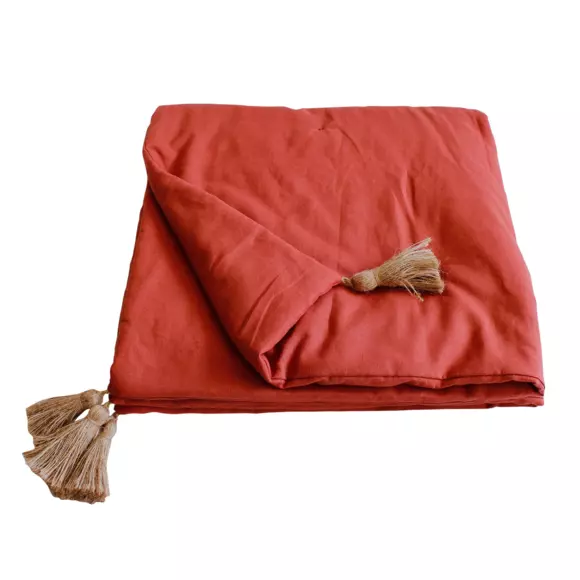Runner letto cotone (90 x 190 cm) Panama Terracotta 2
