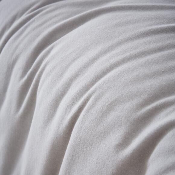 Funda Nórdica en franela de algodón (140 cm) Théa Gris claro 3