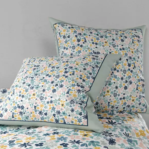 Funda Nórdica y una funda de almohada en algodón (140 cm) Mani Azul 2