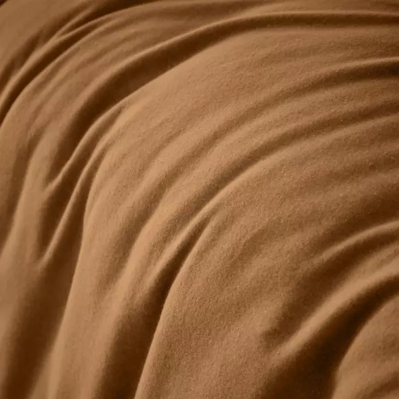 Flanell Bettbezug (240 cm) Théa Camel 2