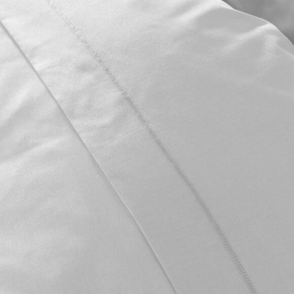 Sábana de percal de algodón (270 cm) Cali Gris claro 2