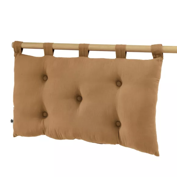 Cabecero en gasa de algodón (80 cm) Gaïa Camel 3