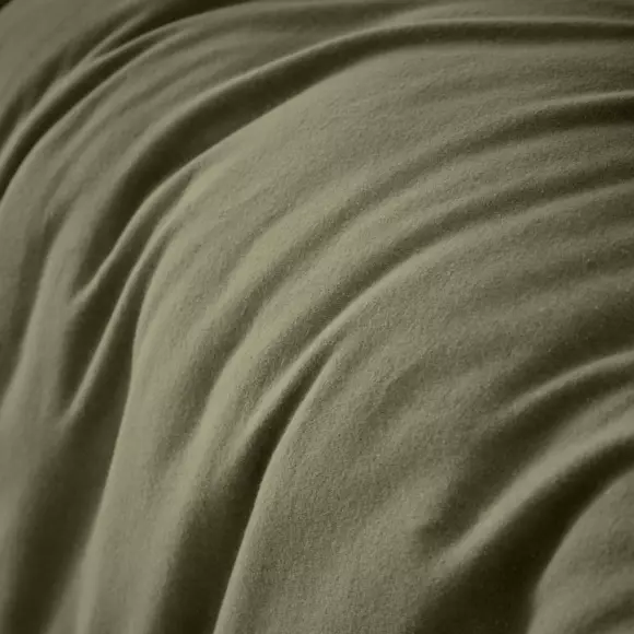 Copripiumino flanella di cotone (200 cm) Théa Verde rosmarino 2