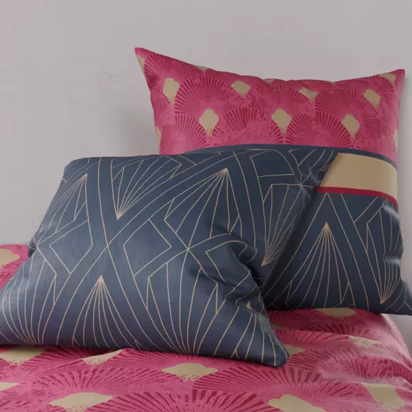 Funda Nórdica y dos fundas para almohada en algodón (240 cm) Lily Rosa 2