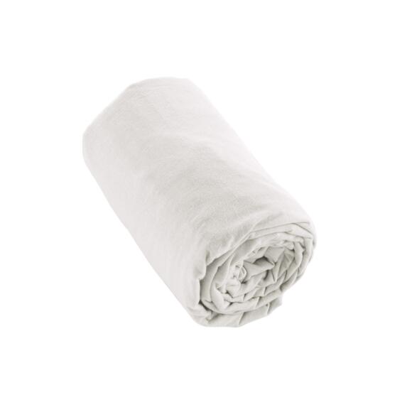 Lenzuolo con angoli flanella di cotone (180 cm) Candice Bianco 3
