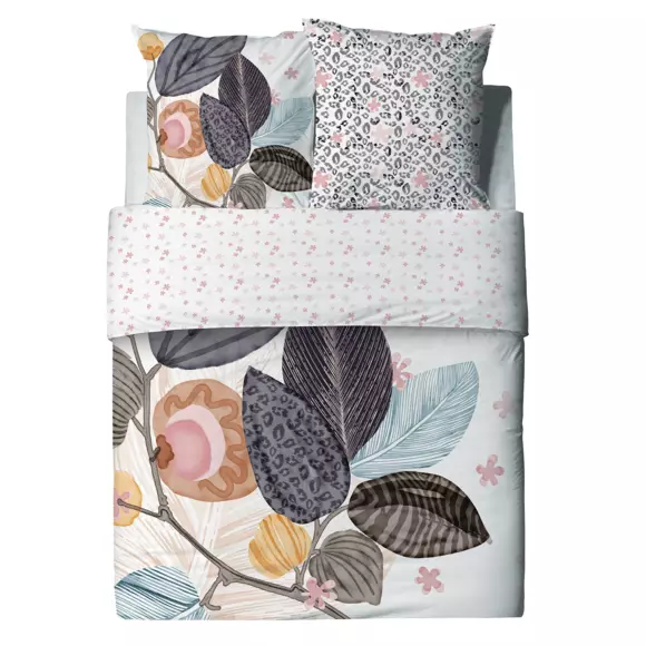 Funda nórdica y dos fundas de almohada en algodón (260 cm) Yona Multicolor 3