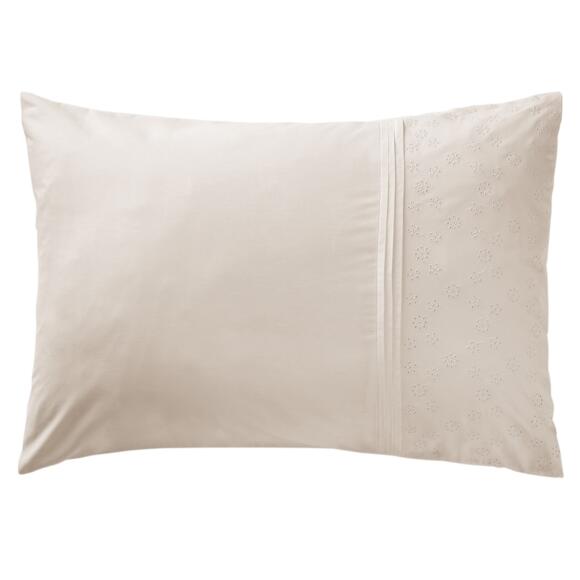 Funda para almohada rectangular en algodón (L70 cm) Jeanne Beige pampa 2