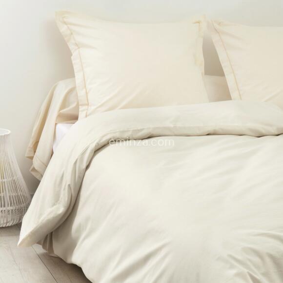 Funda para almohada  rectangular algodón Félicie Crudo 2