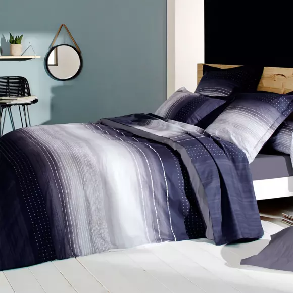 Funda para almohada  rectangular percal de algodón Jazz Violeta 127
