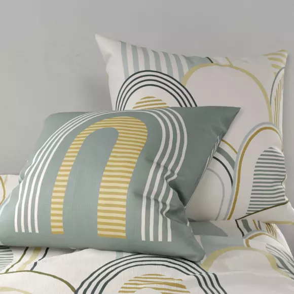 Juego de sábanas en algodón cama 90 cm 3 piezas Colizé Beige 2