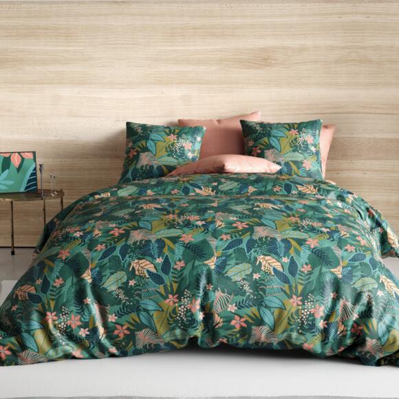 Betttuch-Set aus Baumwolle (Bett 90 cm) - 3-tlg Zania Grün 3