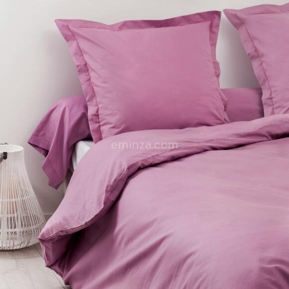 Funda para almohada cuadrada  algodón Félicie Violeta 2