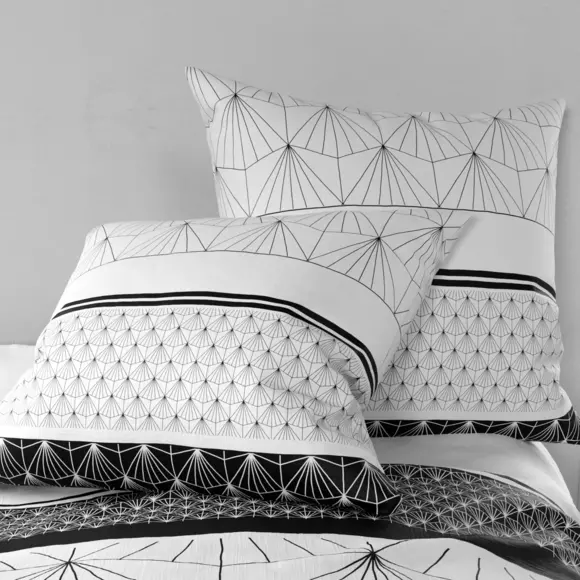 Funda Nórdica y dos fundas para almohada en algodón (240 cm) Casta Blanco 2