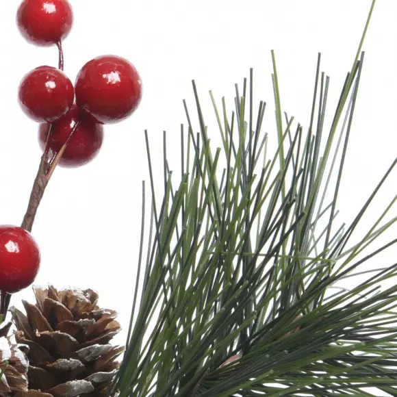 Dekozweig Klervie Rot 2