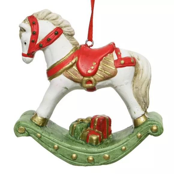 Cheval à suspendre Lima Blanc 3