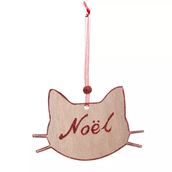 Kat set van 4 hangdecoratie Veelkleurig 2