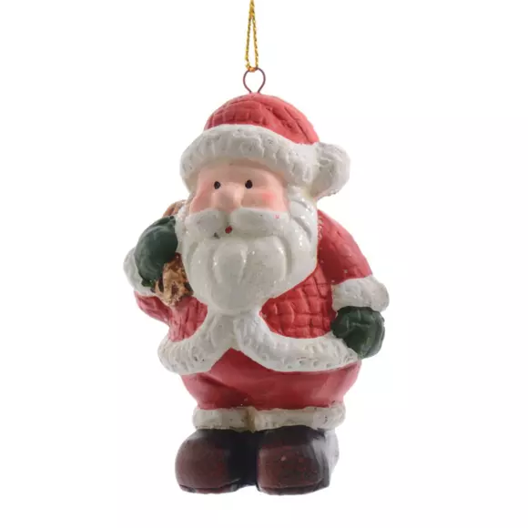 Père Noël à suspendre Pierre Rouge 3