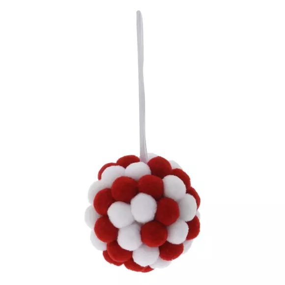 Bola de Navidad (D80 mm) Esfera Rojo 2