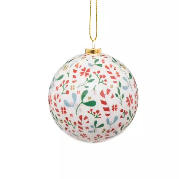 Lot de 9 boules de Noël (D75 mm) Lutin Rouge 2